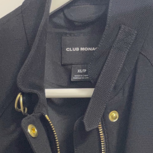 Club Monaco - Black Cargo Vest - Size XS - Picture 5 of 8